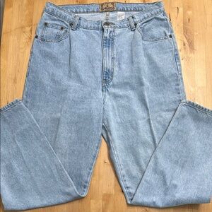 Classic Light Blue Straight Leg Jeans